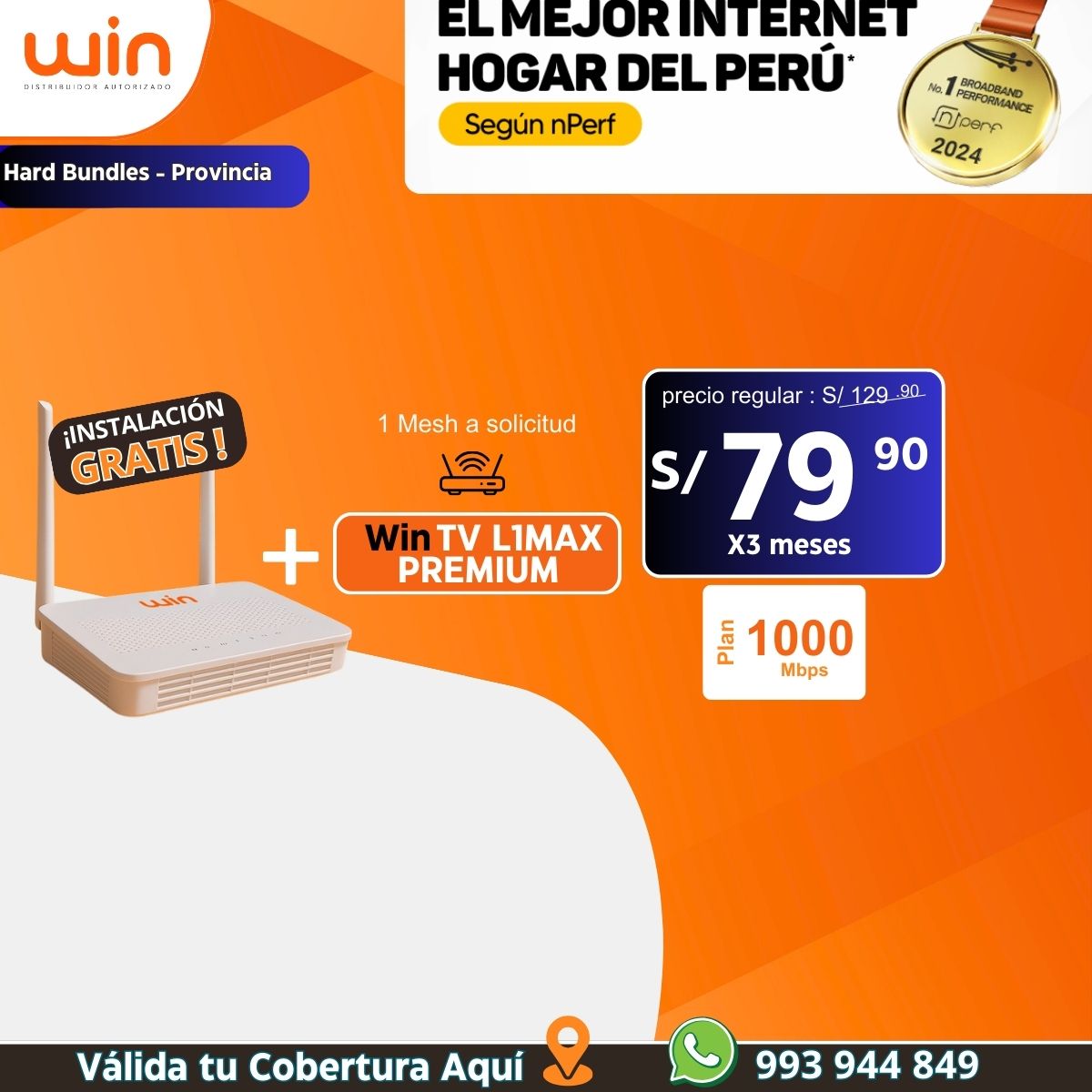  Internet + Win TV L1MAX PREMIUM 